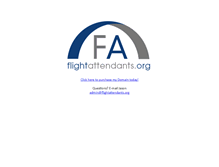 Tablet Screenshot of flightattendants.org